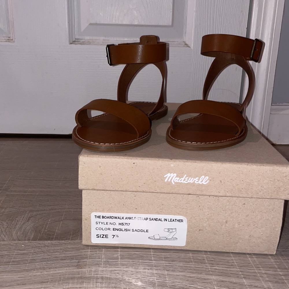Madewell Ankle Strap Sandals - Picture 4 of 5
